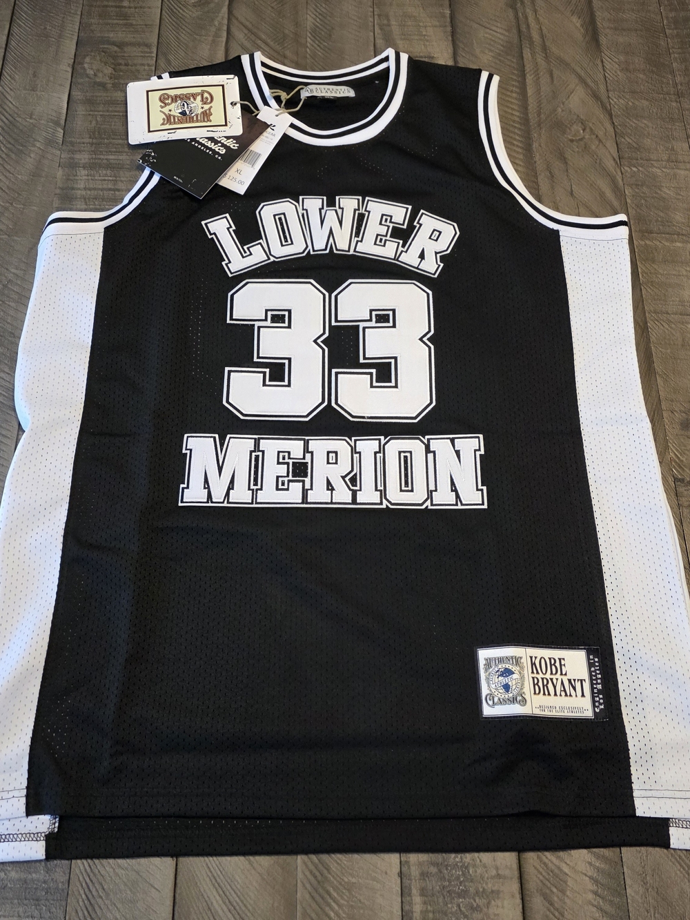 Men’s Kobe Bryant Lower Merion High School Jersey Lakers Headgear Classics XL